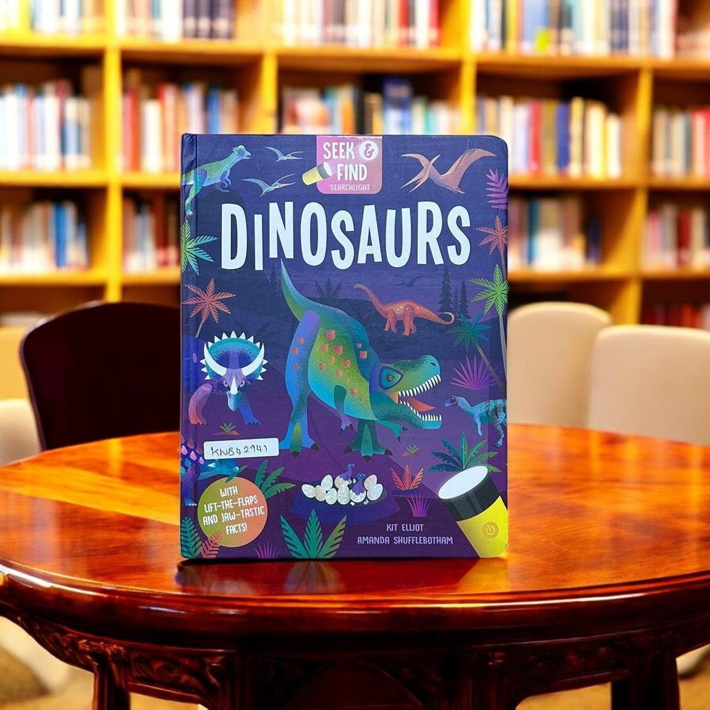 Dinosaurs_Lift_The_Flap & Seek And Find_Tapped_Kit Elliot_KWB42941