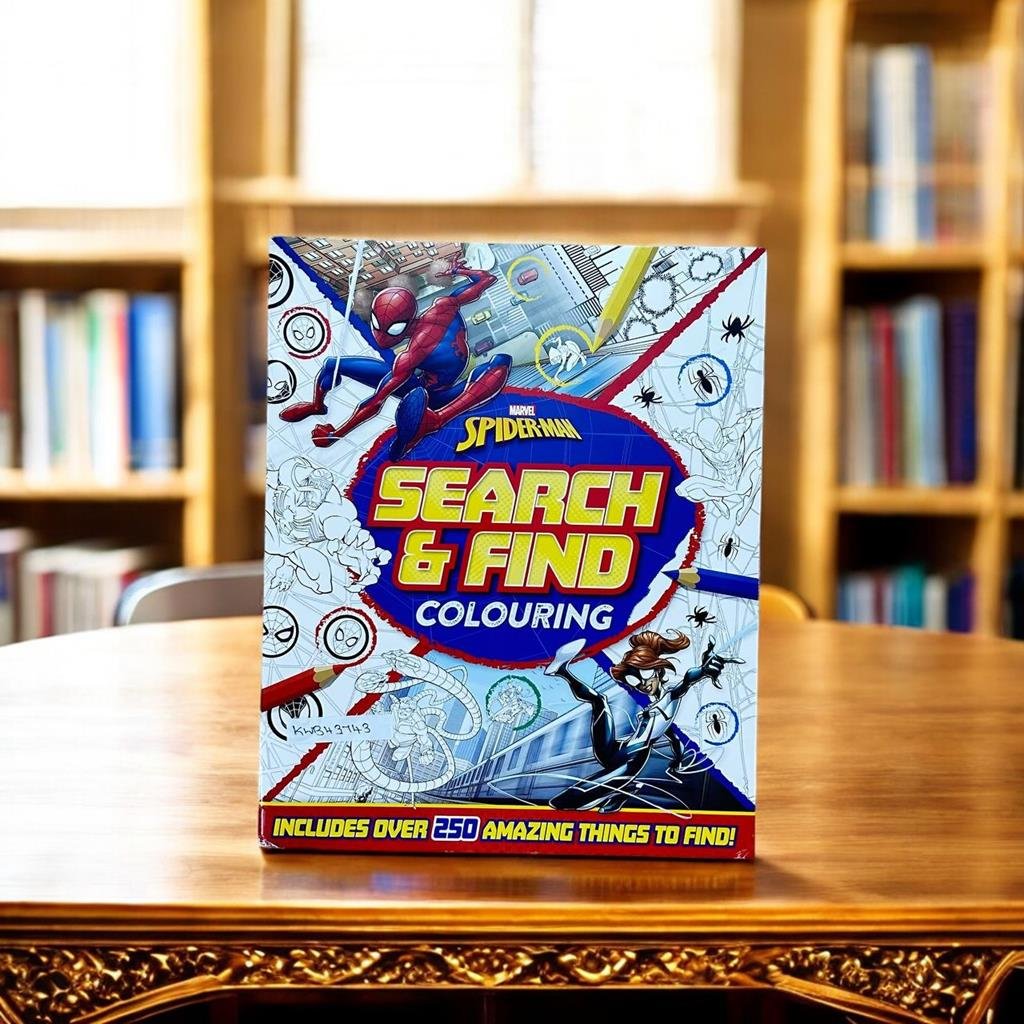 Marvel Spider-Man Search & Find Colouring_Igloo_KWB43743