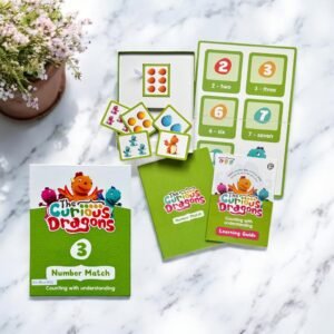 The Curious Dragon_3_Number Match_2 Number Match Boards,10 Picture Cards_Game_KWB44834
