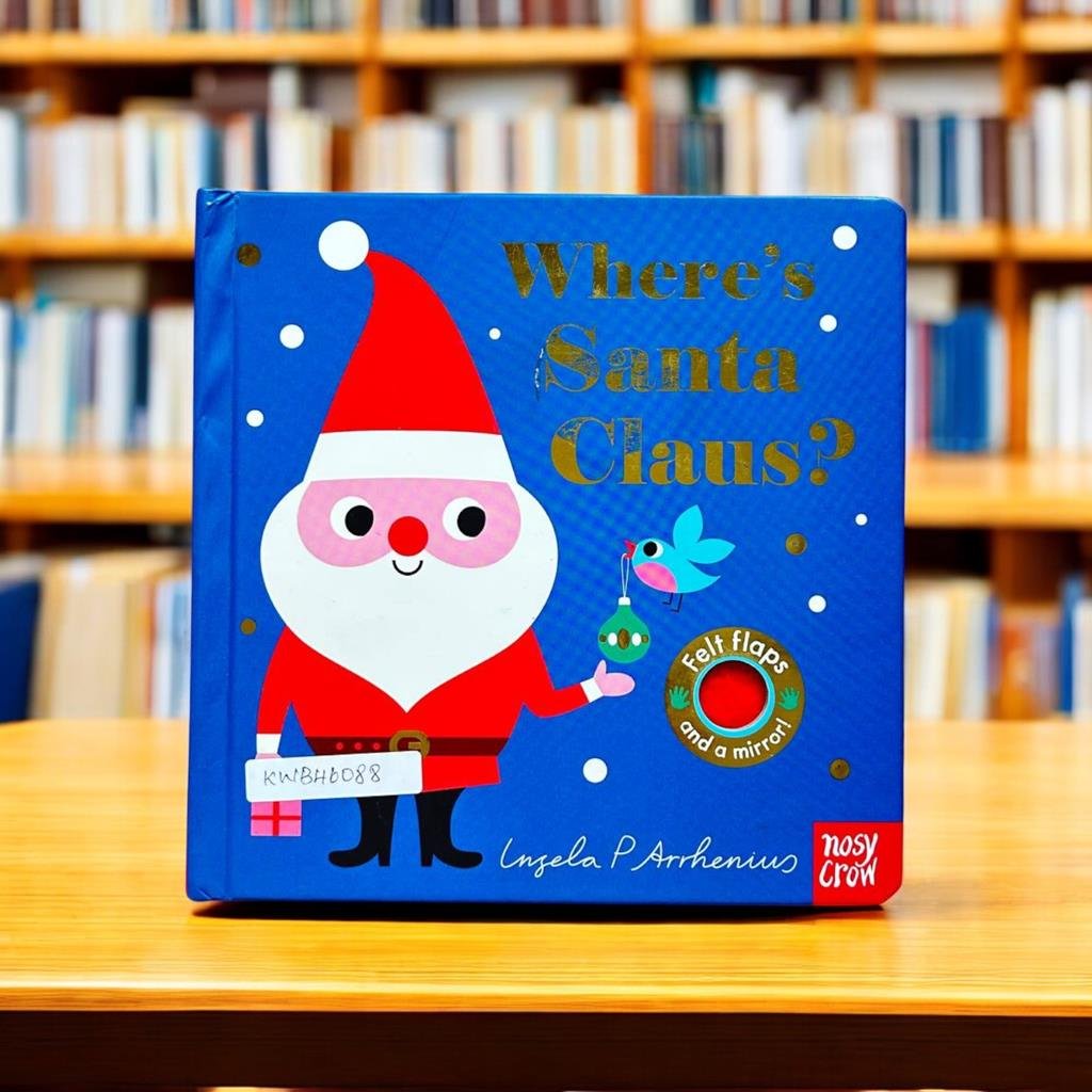 Where's Santa Claus?_Felt Flap_With Mirror_Nosy Crow_KWB46088