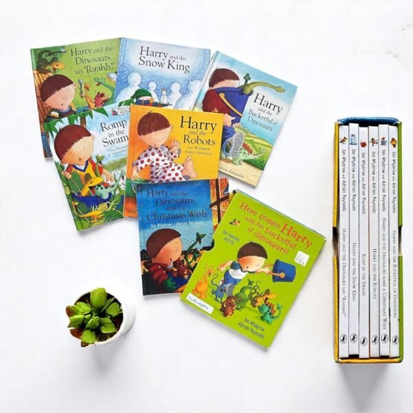 Here Comes Harry With His Bucketful Of Dinosaurs!_Set Of 6/6 Books_Box Set_Without CD_Ian Whybrow_KWB46892