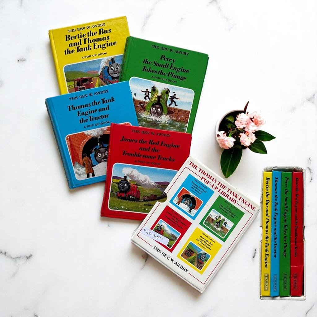The Thomas The Tank Engine Pop Up Library_Set Of 4/4 Books_Box Set_The Rev.W.Awdry_KWB46897