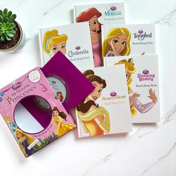 Disney_My Favourite Princess With CD_ Set OF 5 Books_Read Along Story _KWB47199