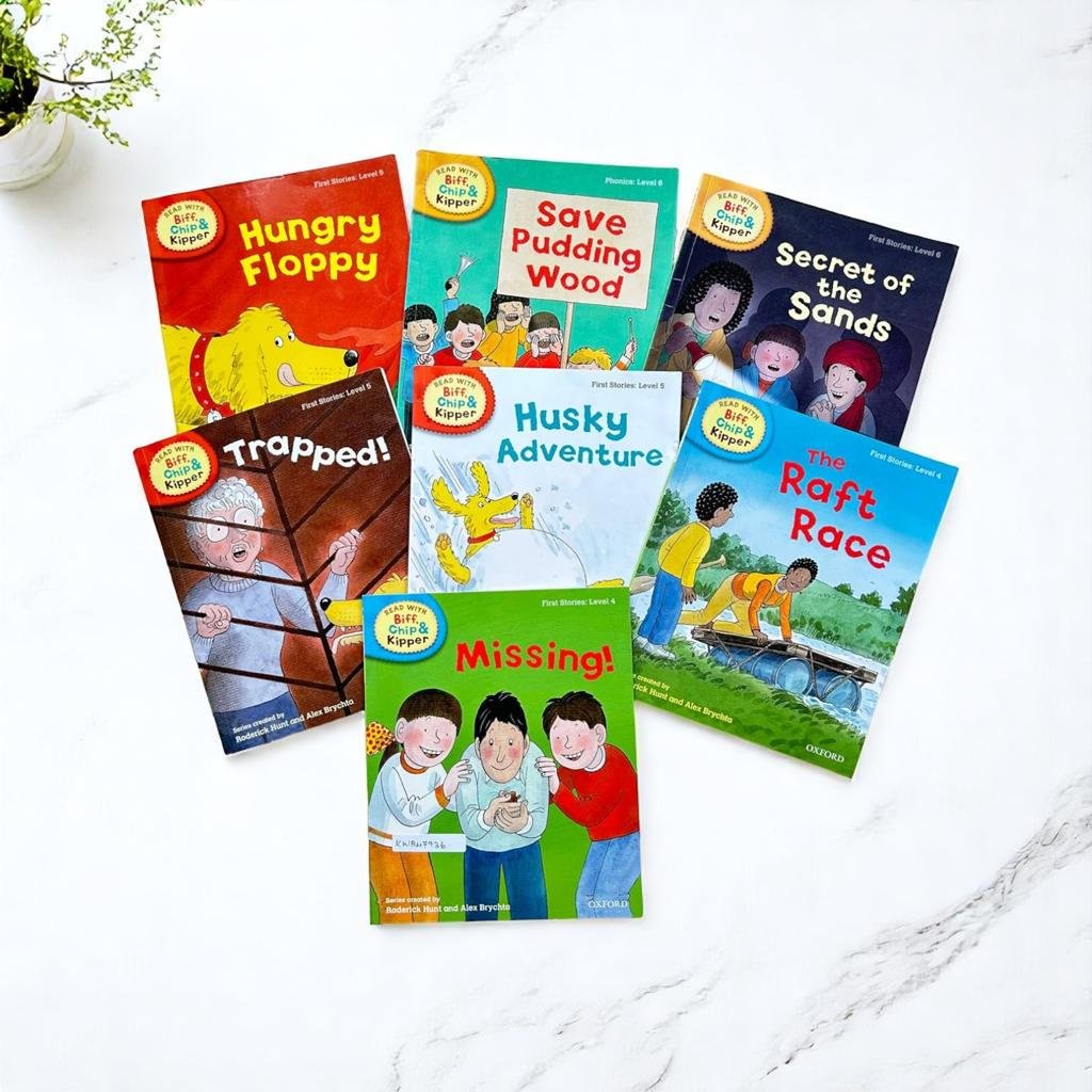 Biff And Chip_Oxford_Level 4-6_Set Of 7 Books_Roderick Hunt_KWB47936