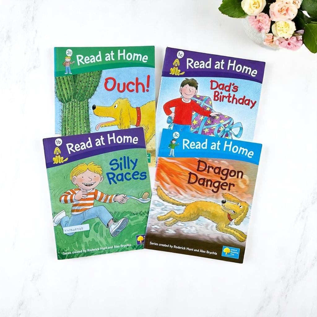 Read At Home_Oxford_Level 1-3_Set Of 4 Books_Roderick Hunt_KWB47937