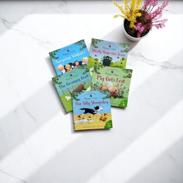 Pocket Friendly_Usborne Farmyard Tales Poppy And Sam_Set Of 5 Books_Usborne_KWB47952