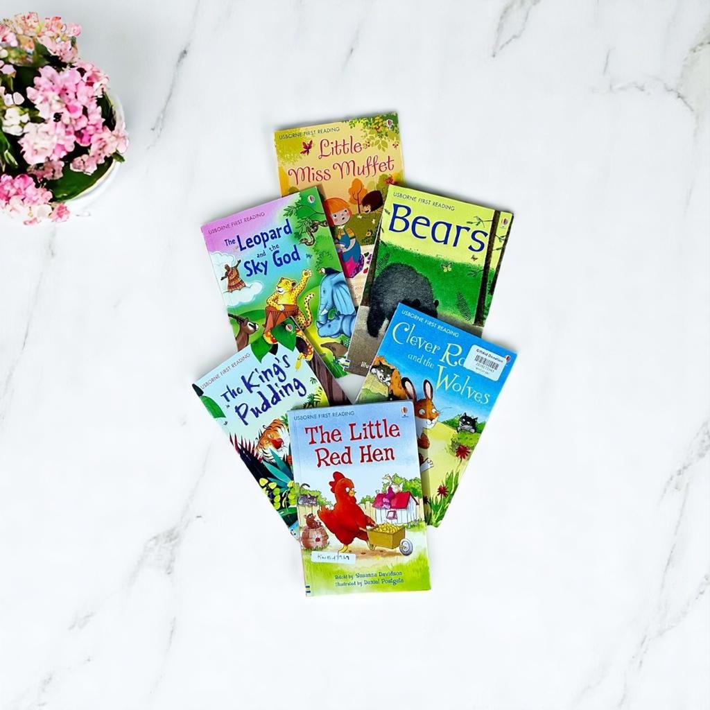 Usborne First Reading_Set Of 6 Books_Usborne_KWB47969
