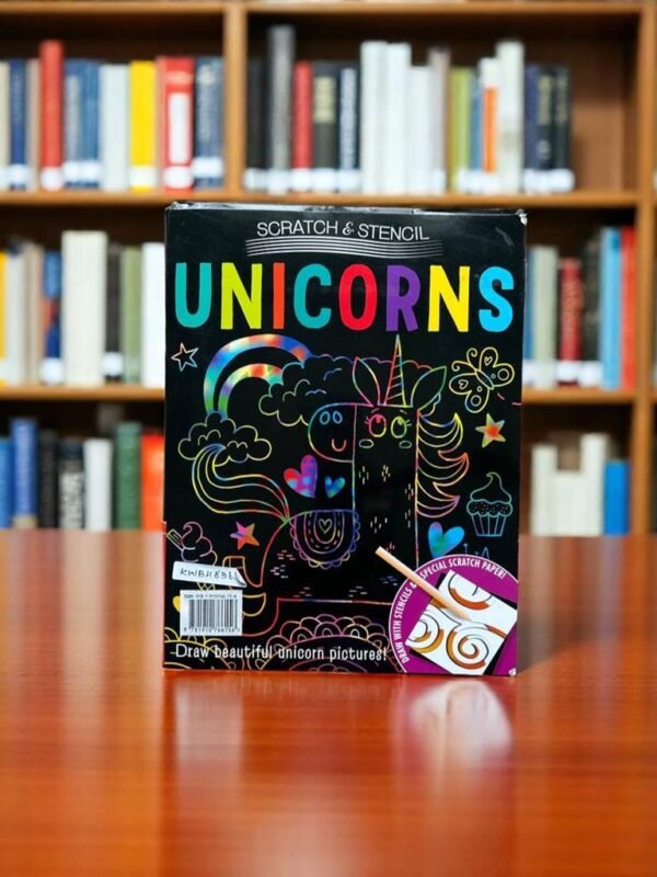 Unicorns_Scratch And Stencil_Elizabeth Golding_KWB48363