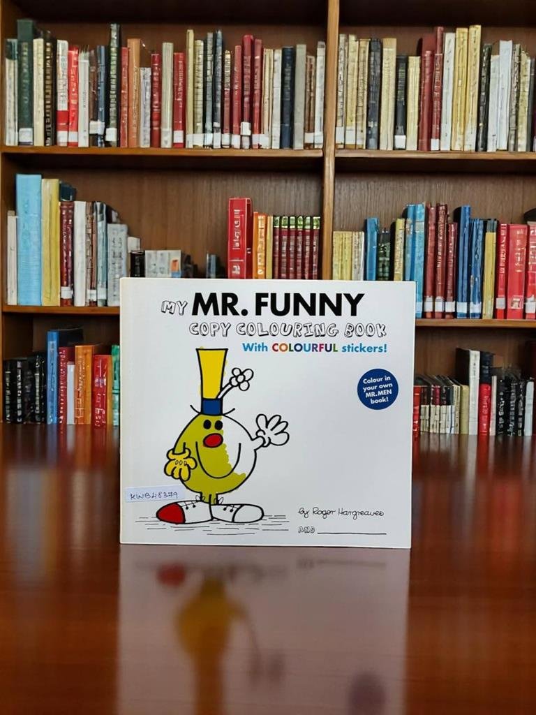 My Mr. Funny Copy Colouring Book_Stickers_Roger Hargreaves_KWB48379