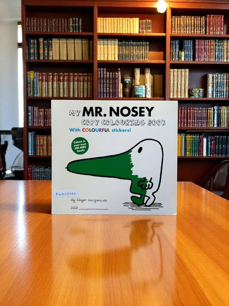 My Mr. Nosey Copy Colouring Book_ Stickers_Roger Hargreaves_KWB48385