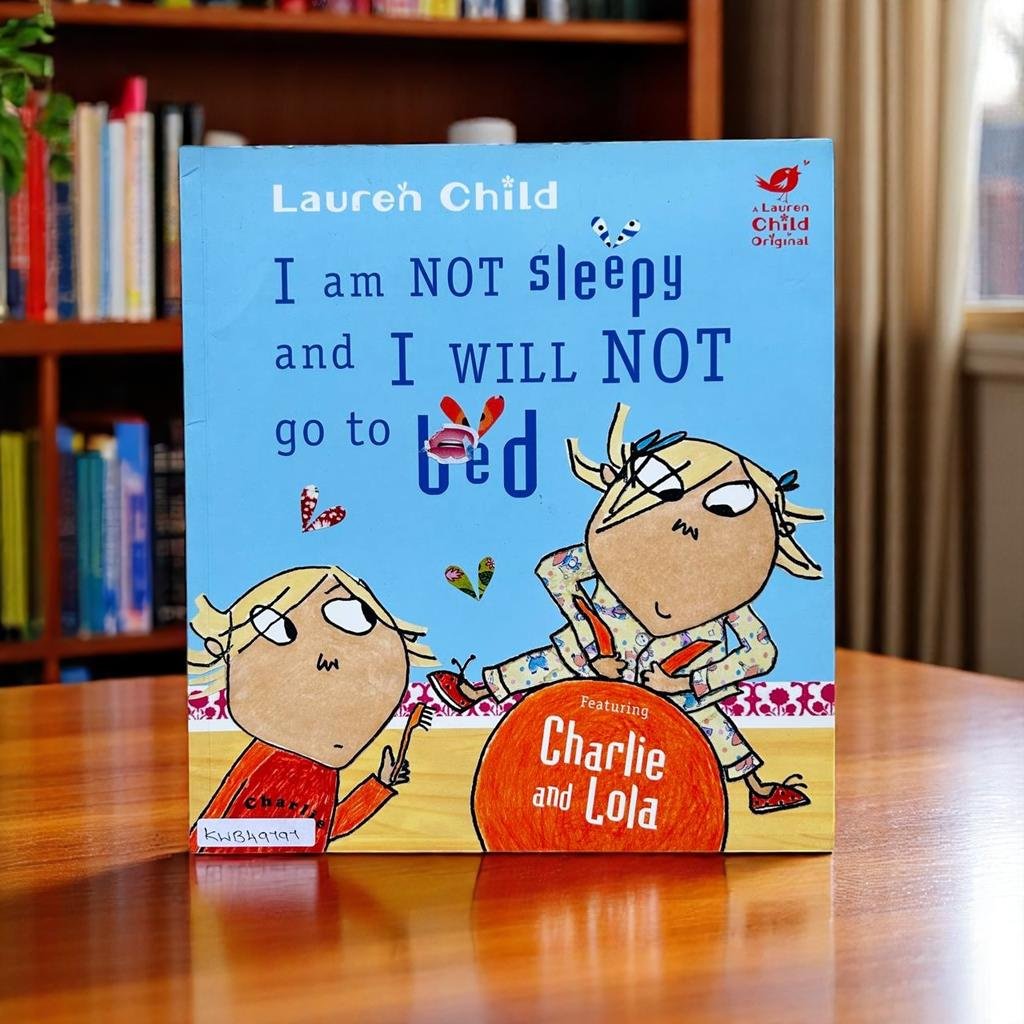 I Am Not Sleepy And I Will Not Go To Bed_Charlie And Lola_Lauren Child_KWB49797