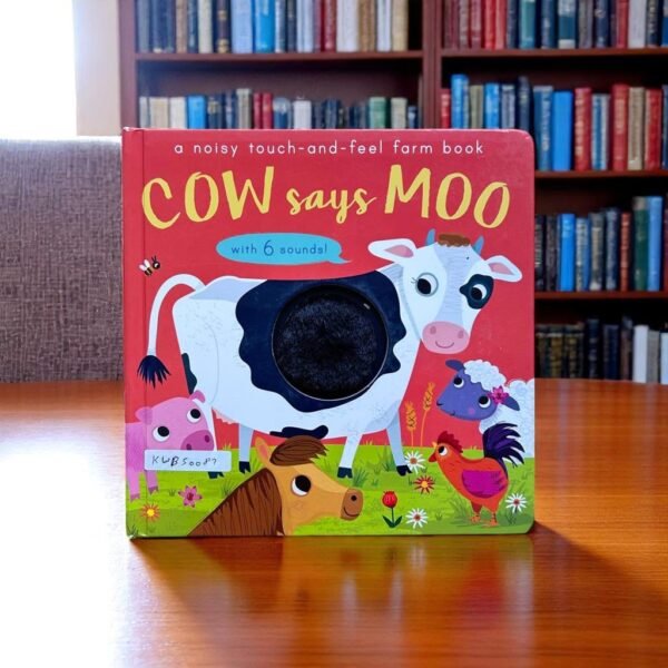A Noisy Touch and Feel Farm Book_Cow Says Moo_Sound Book_Little Tiger _KWB50087