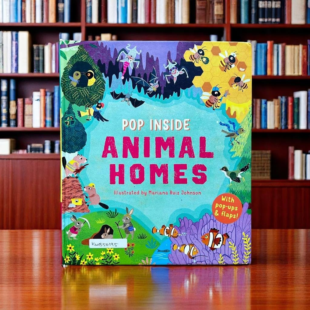 Pop Inside Animal Homes_ Pop Ups And Flaps _Mariana Ruiz Johnson _KWB50195