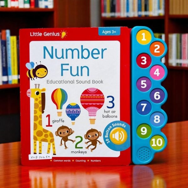 Numbers Fun Educational Sound Book _Little Genius _KWB50459