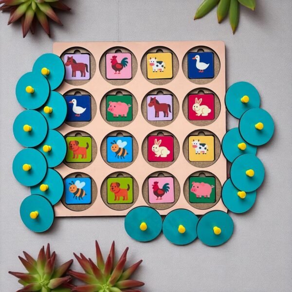 Smart Memory Game Mix & Match Brain Builder for Kids - Image 3