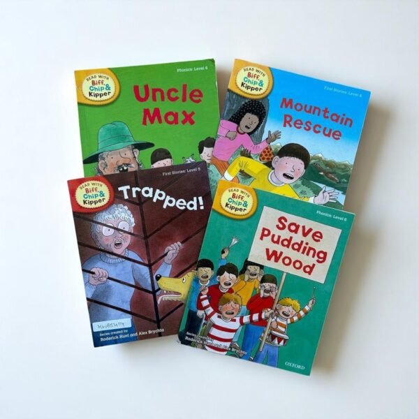 Biff & Chip_Oxford_Set Of 4 Books_Roderick Hunt_KWB54114