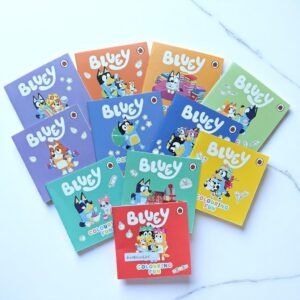 Pocket Friendly_Bluey_Colouring Book_Set Of 11 Book_Ladybird_KWB54325