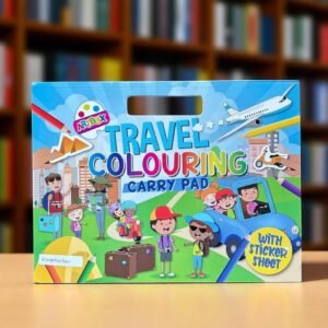 Travel Colouring Carry Pad_ArtBox_Stickers_Colouring Book_KWB54341