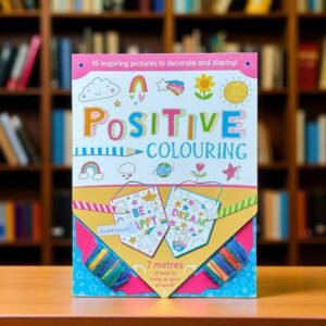 Positive Colouring_7 Meters Of Wool To Hang Up Your Artwork_Igloobooks_KWB54343