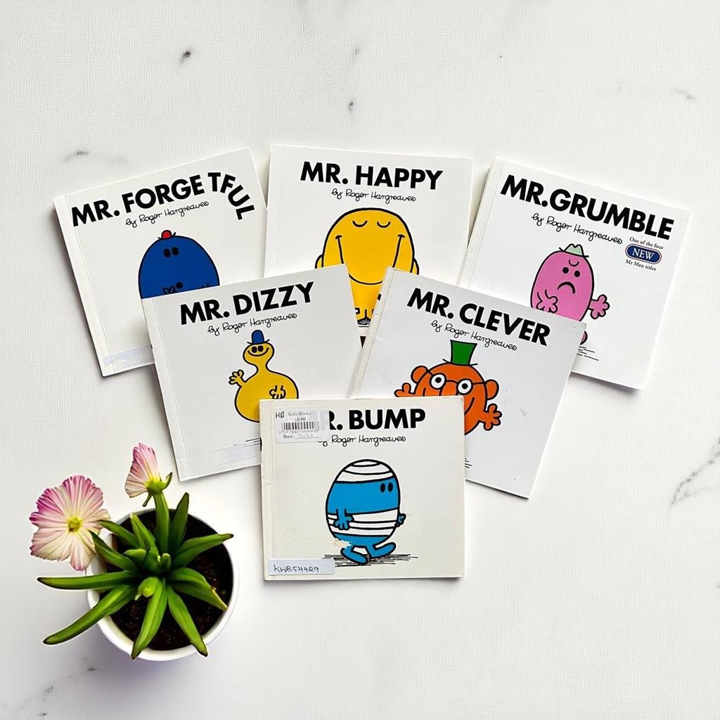 Pocket Friendly_MR.Men_Set Of 6 Books_Roger Hargreaves_KWB54429