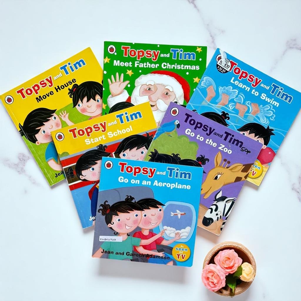 Topsy And Tim_Set Of 6 Books_Jean, Ladybird_KWB54746