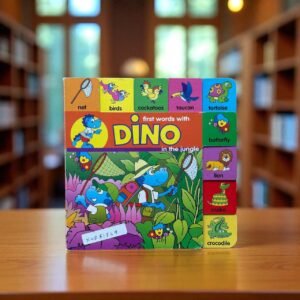 First Words with Dino in the Jugle_Tab Book _Peter Haddock_KWB51849