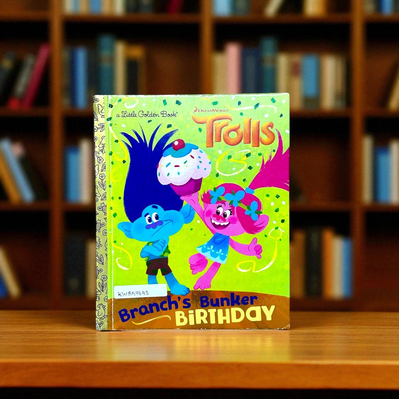 Branch's Bunker Birthday_Trolls_A Little Golden Book_Dreamworks_KWB57633