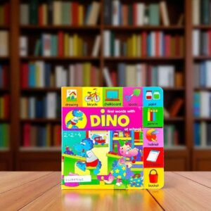 First Words With Dino At School_Tab Book_Peter Haddock Publishing_KWB59107