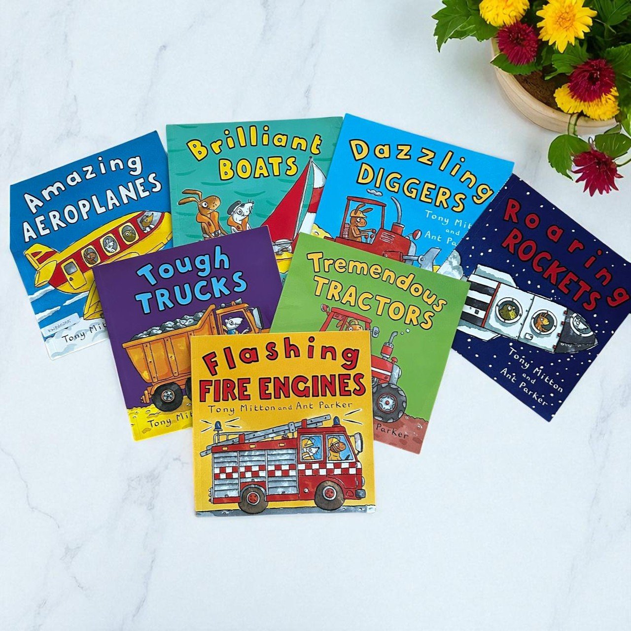 Amazing Machines_Set Of 7 Books_Tony Mitton_KWB60255