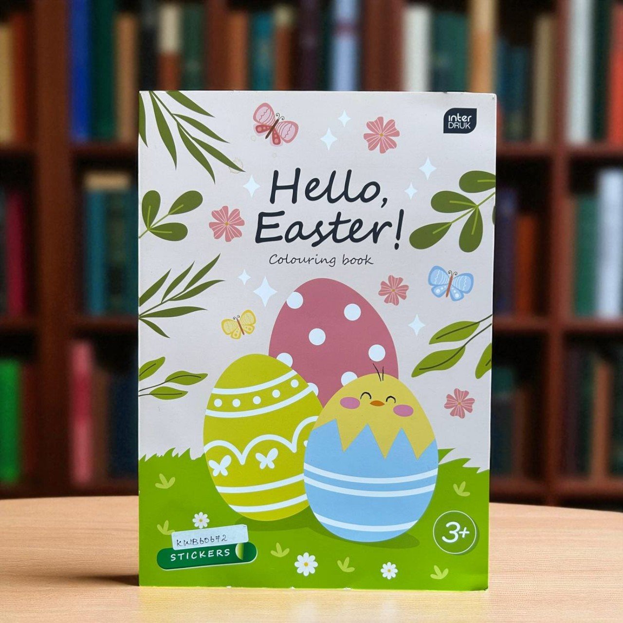 Hello, Easter!_Colouring Book With Stickers_Age 3+_KWB60672