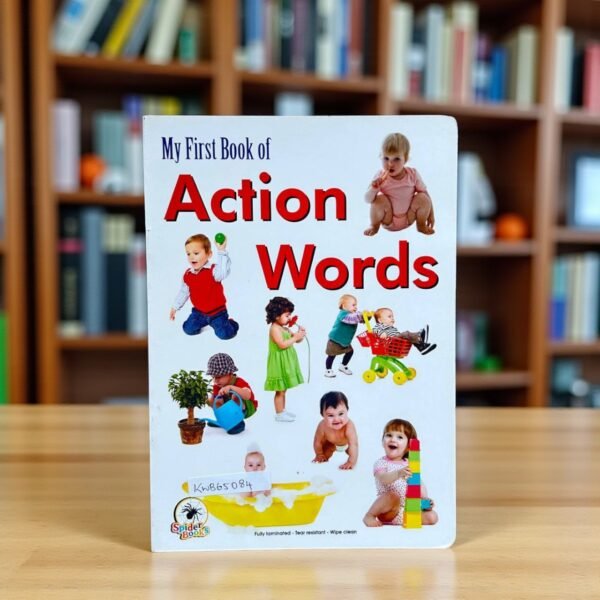 My First Book of Action Words _Spider Books _Clearance_KWB65084