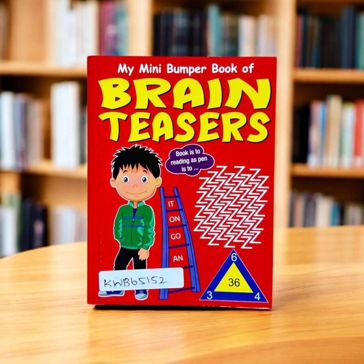 My Mini Bumper Book of Brain Teasers _Spider Books _Clearance_KWB65152