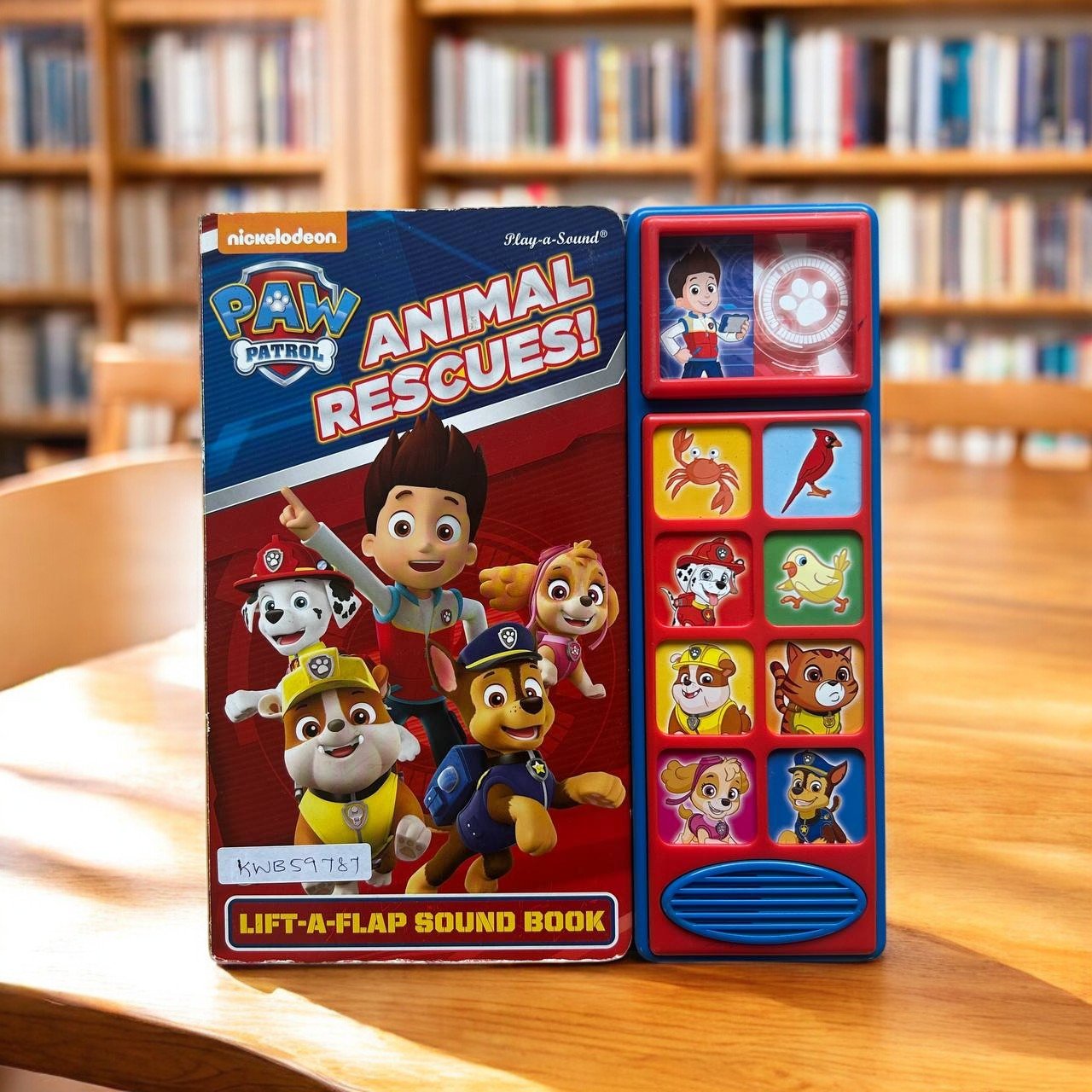 Animal Rescues!_Paw Patrol_Sound Book_Nickelodeon_KWB59787