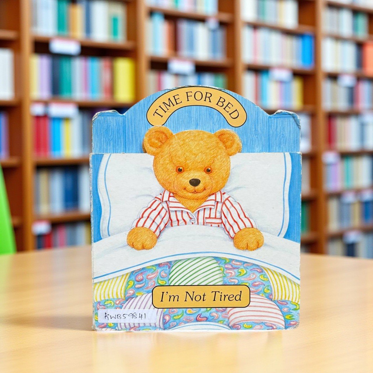 Time For Bed I'm Not Tired_Shape Book_Linda Worrall_KWB59841