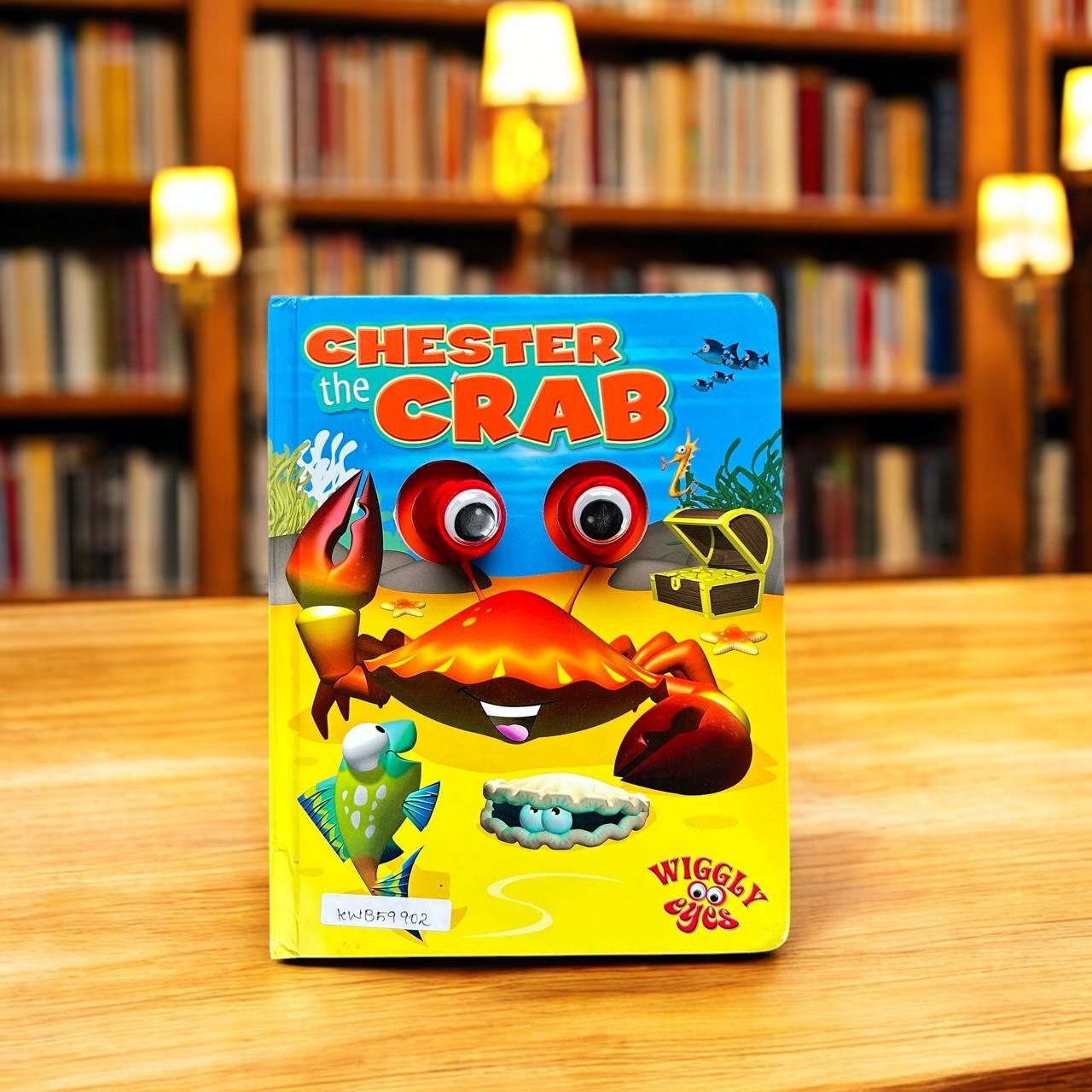 Chester The Crab_Finger Puppet With Wobbly Eyes_Hinkler Books_KWB59902