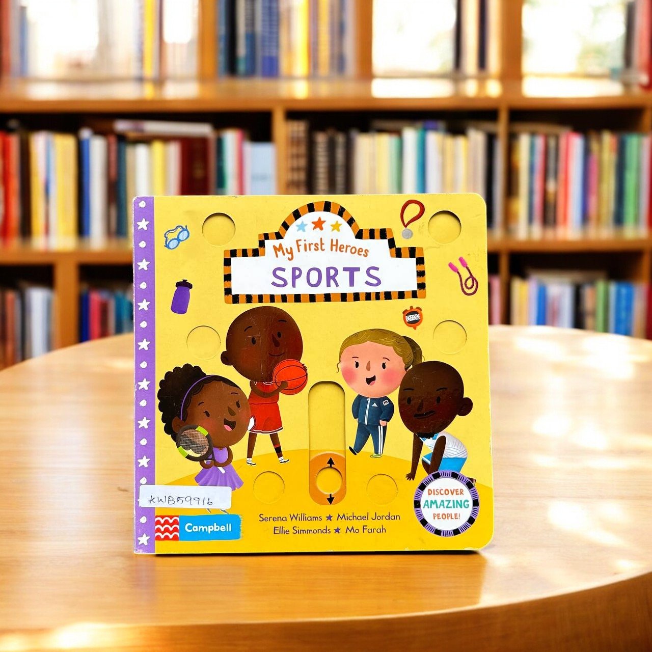 My First Heroes Sports_Push, Pull And Slide Book_Campbell_KWB59916