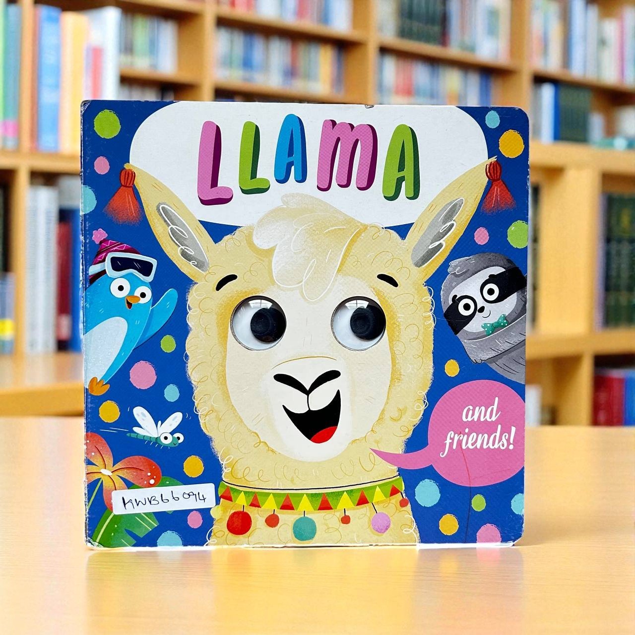 Llama_Wobbly Eyes Book_Igloo Book_KWB66094