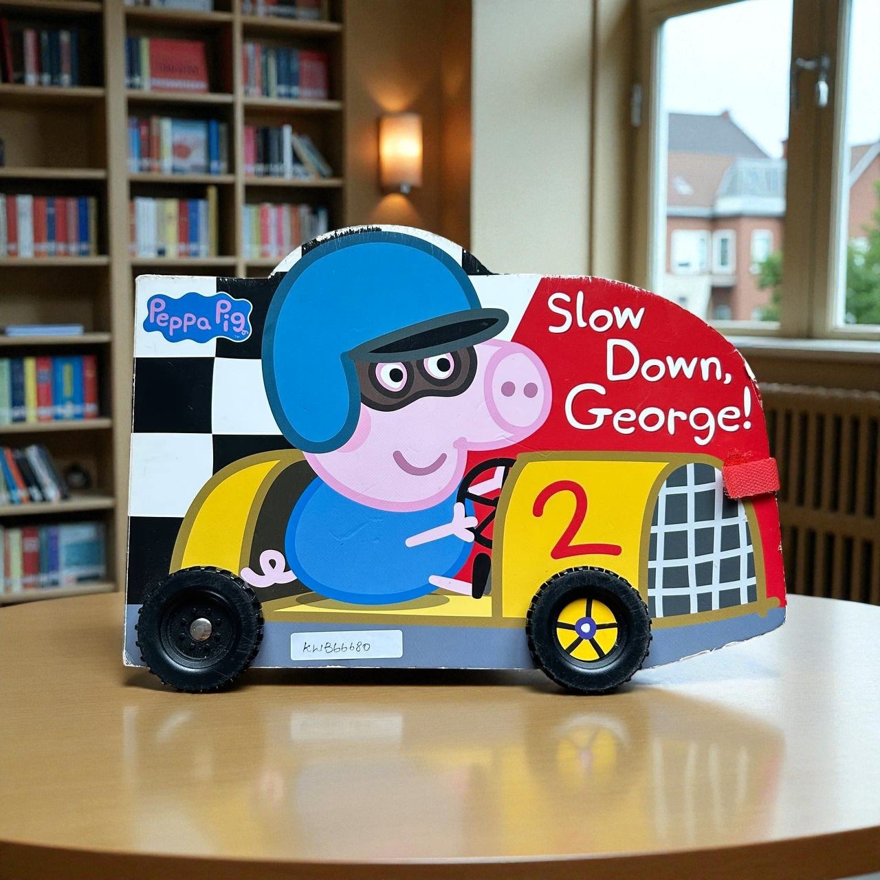 Slow Down George !_Peppa Pig_Wheel Book _Ladybird_KWB66680