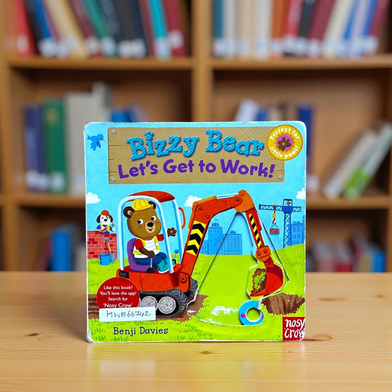 Bizzy Bear Let's Get To Work!_Push, Pull And Slide Book_Used_Benji Davies_KWB66742