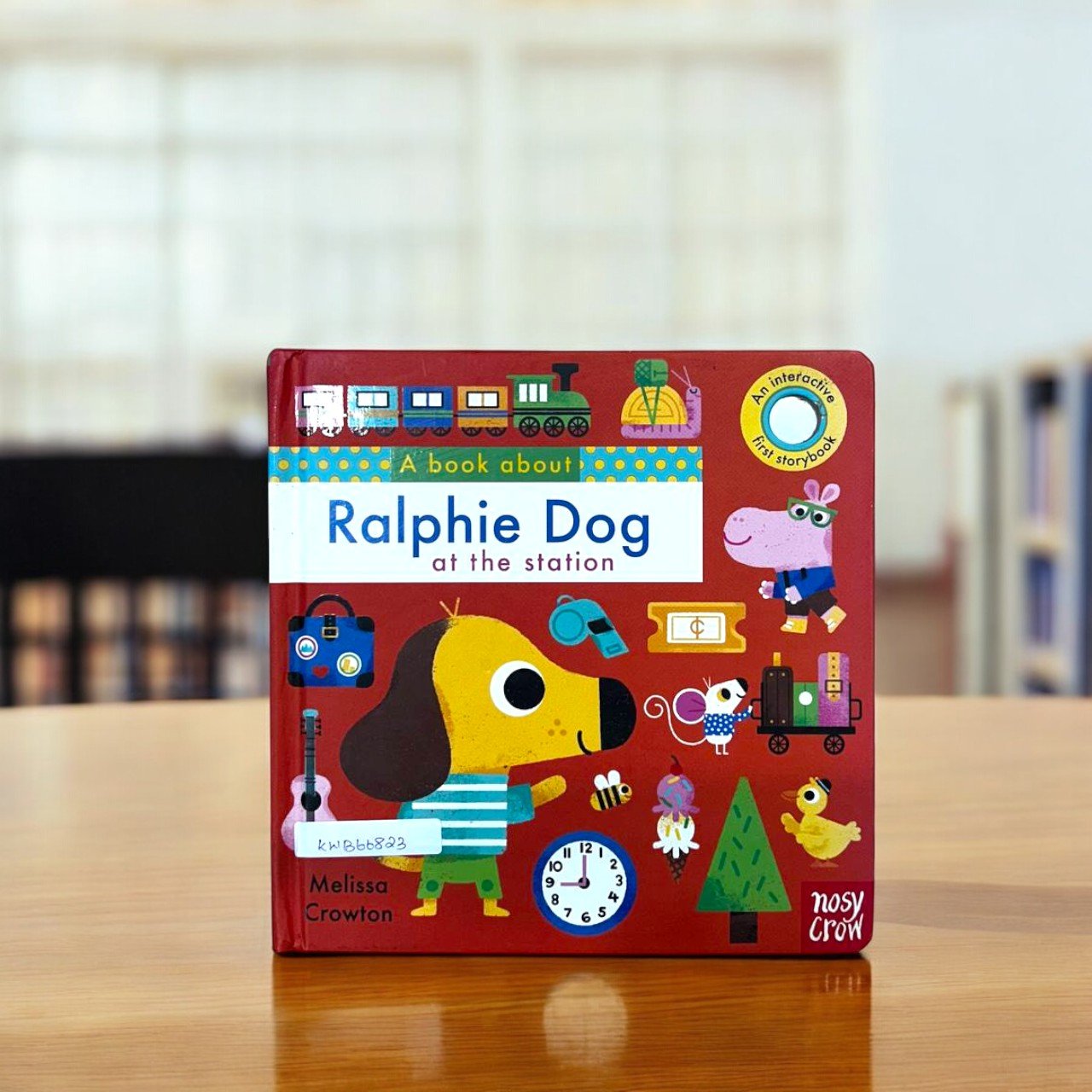 Ralphie Dog At The Station_Flap With Mirror _Melissa Crowion_KWB66823