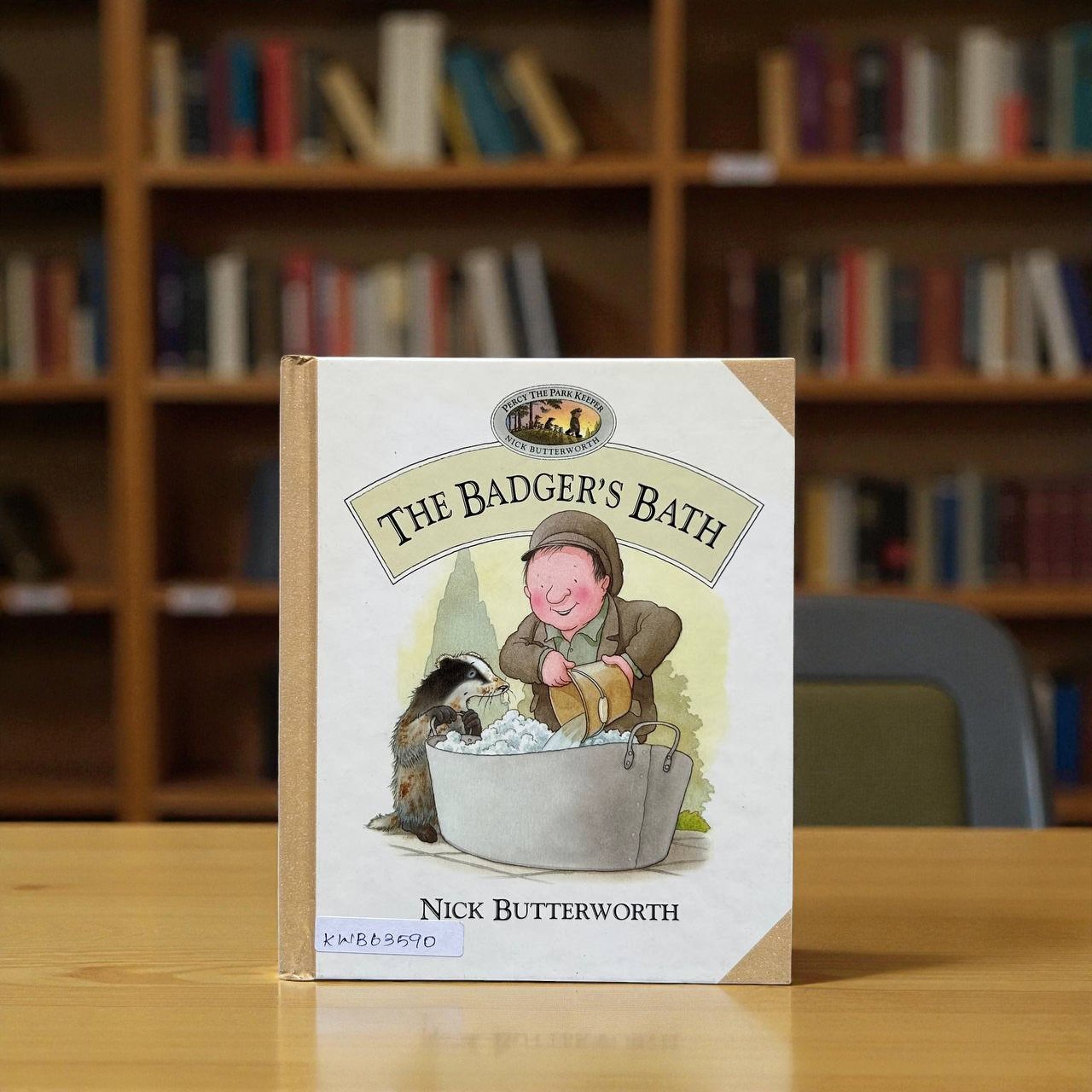 The Badger's Bath_Percy The Park Keeper_Nick Butterworth_BTS_KWB63590