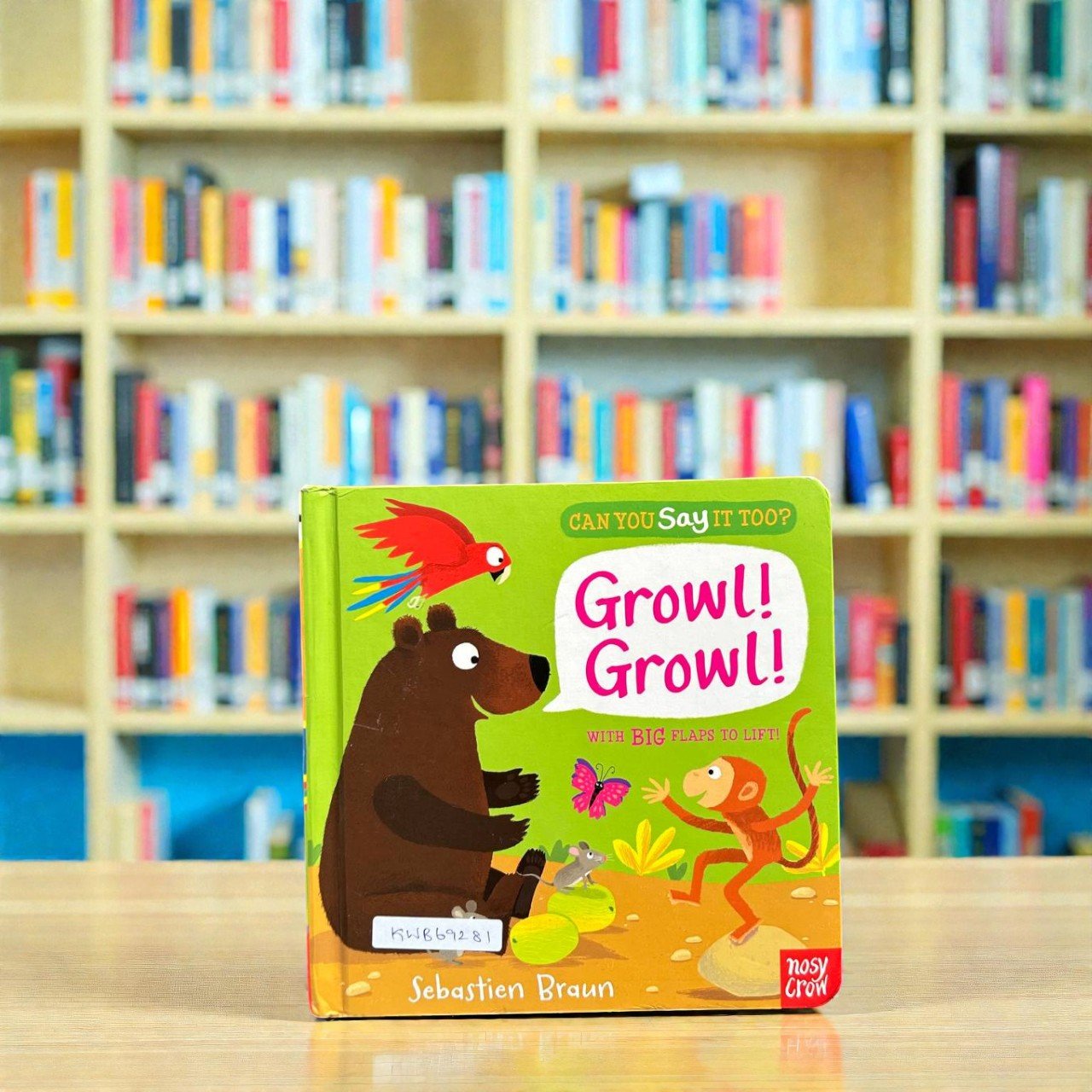 Growl! Growl!_Flap Book_Taped_Sebastien Braun_KWB69281