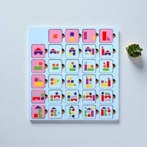 Build & Match Color Pattern Puzzle