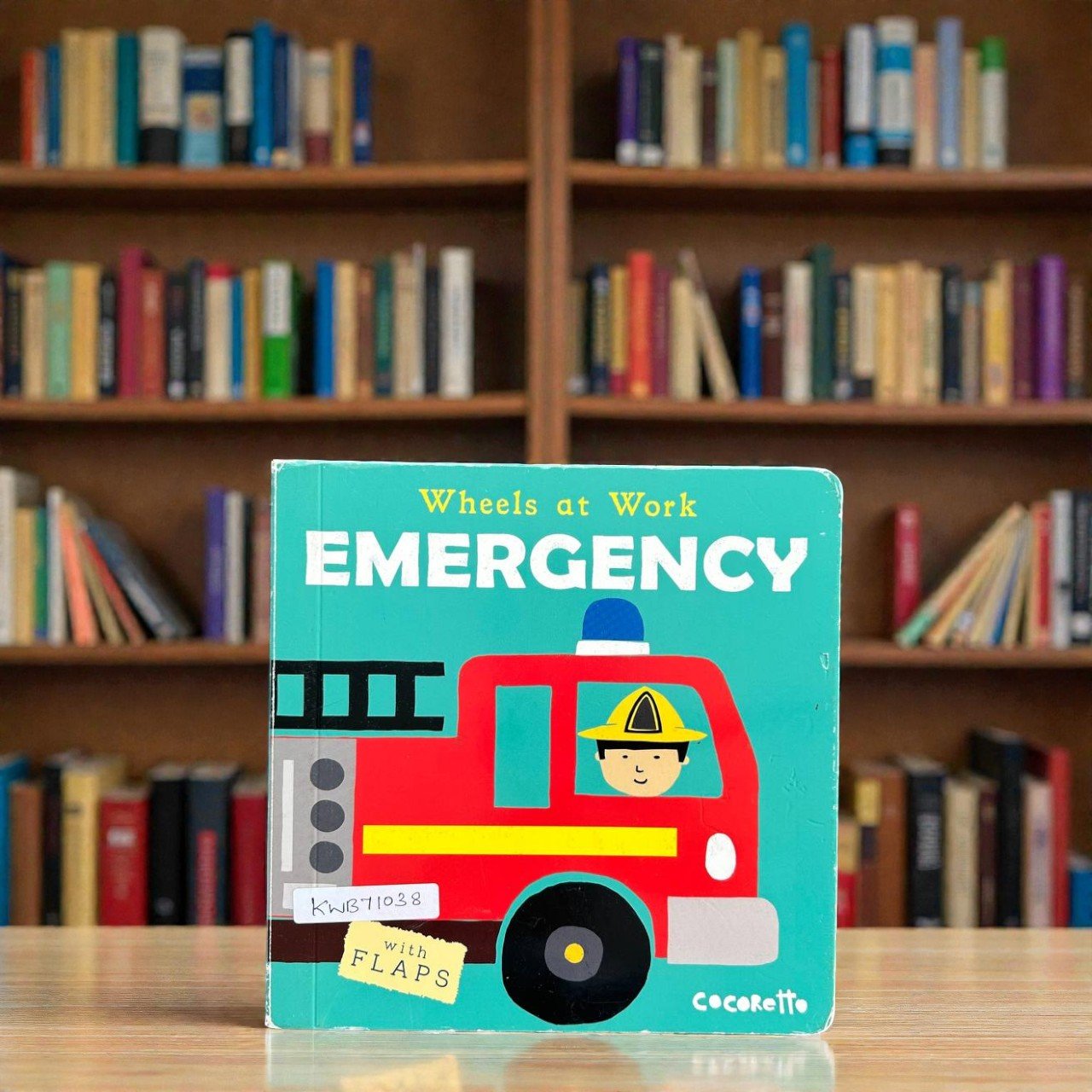 Emergency_Wheels At Work_Flap Book_Child's Play_KWB71038