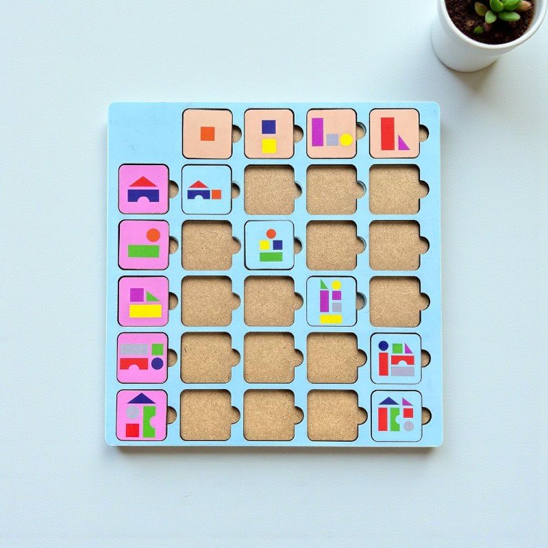 Build & Match Color Pattern Puzzle - Image 3