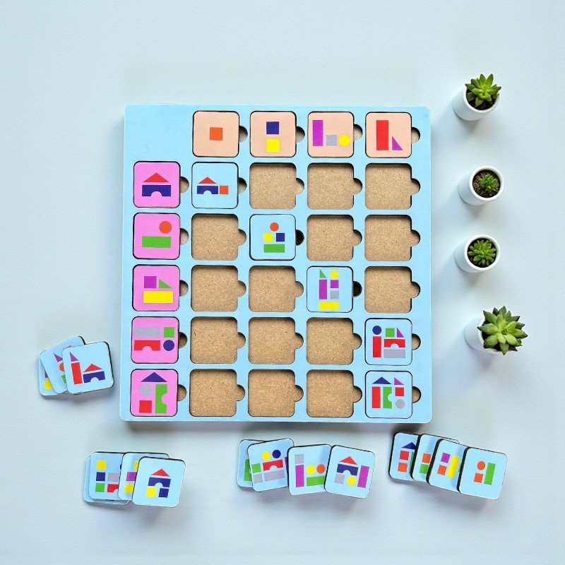 Build & Match Color Pattern Puzzle - Image 2