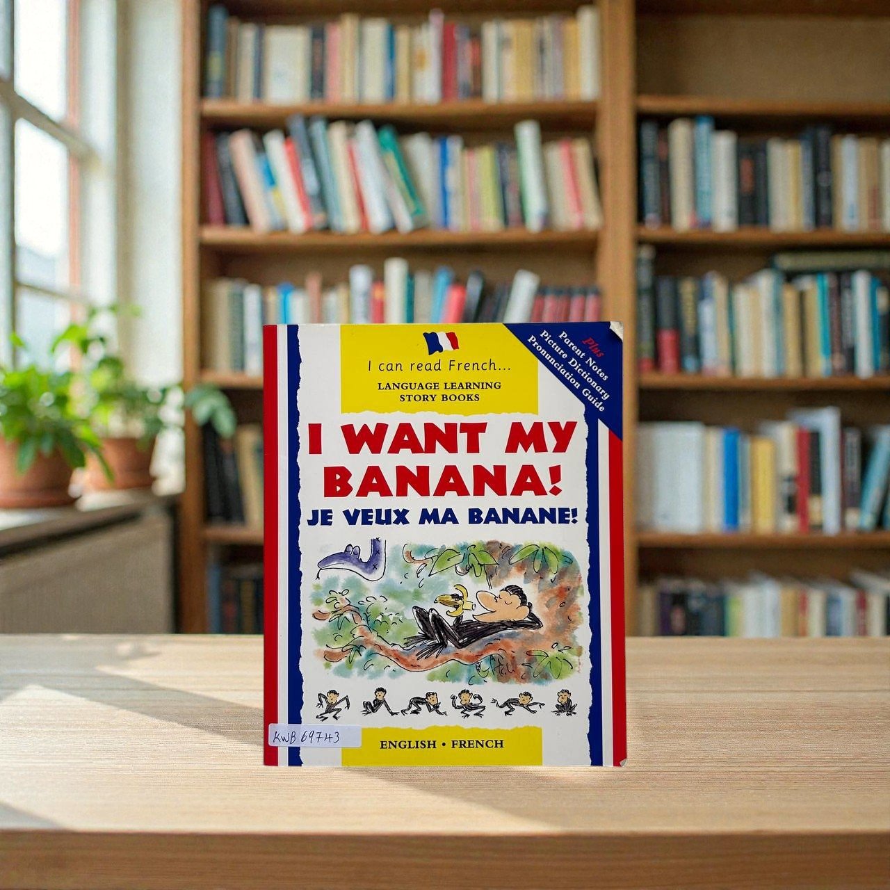 I Want My Banana_English / French_I Can Read French_Language Learning Storybooks_B Small Publishing_KWB69743