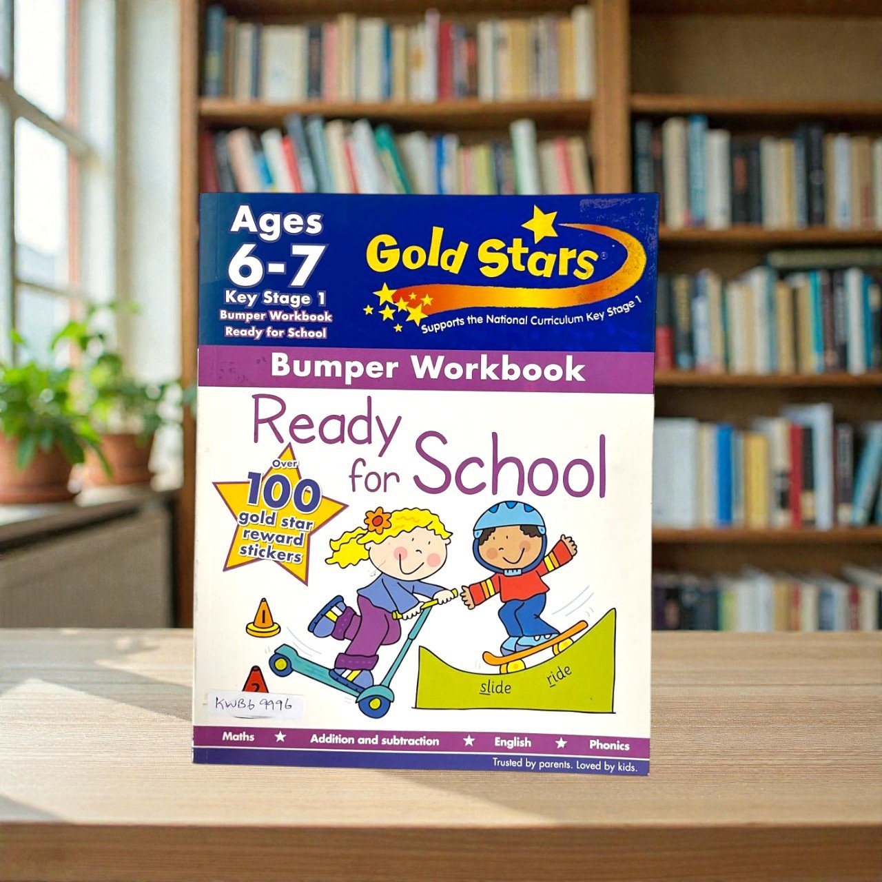 Ready For School_Bumper Workbook_Reward Stickers_Gold Stars_KWB69996