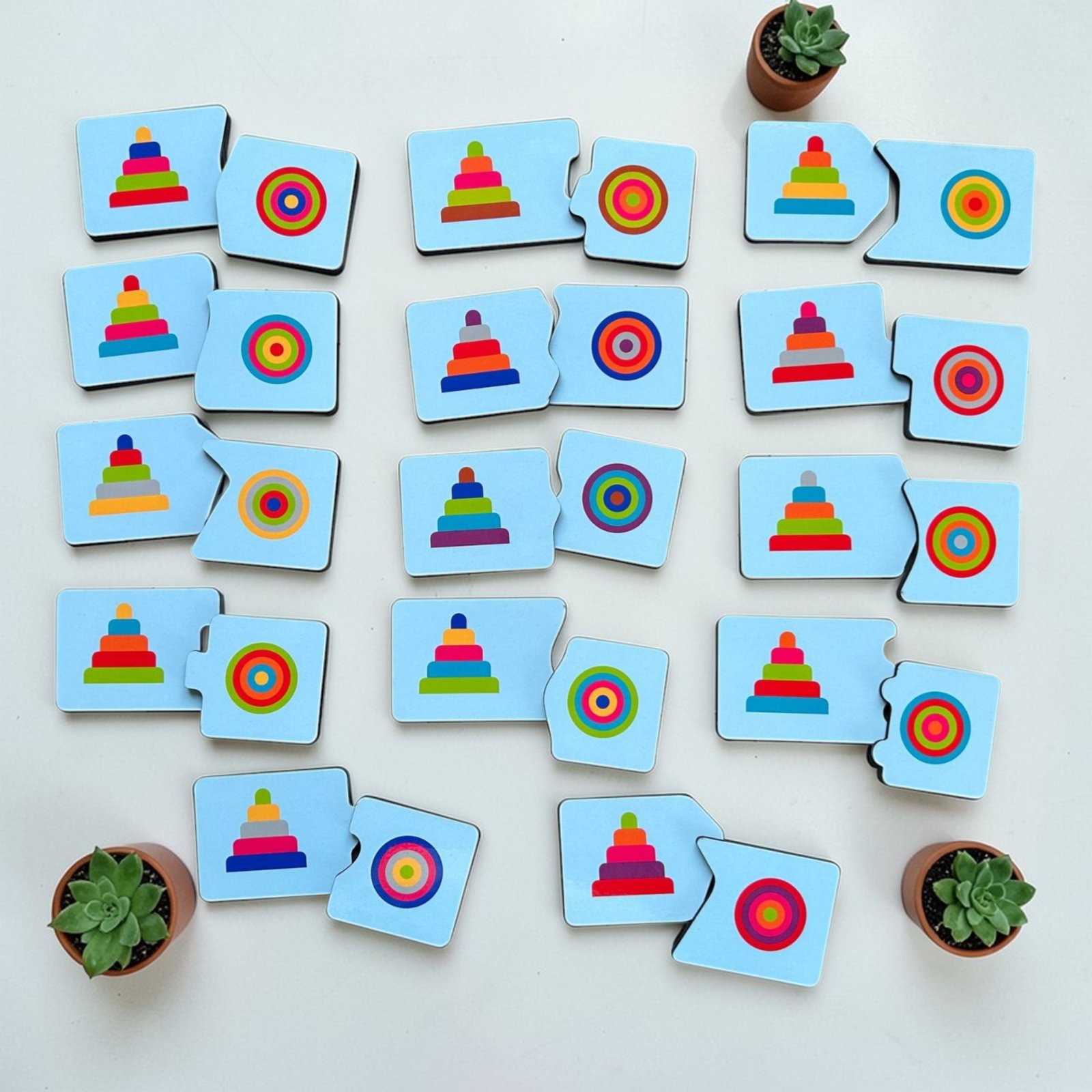 Top & Side View 2 Piece Matching Puzzle - Image 2