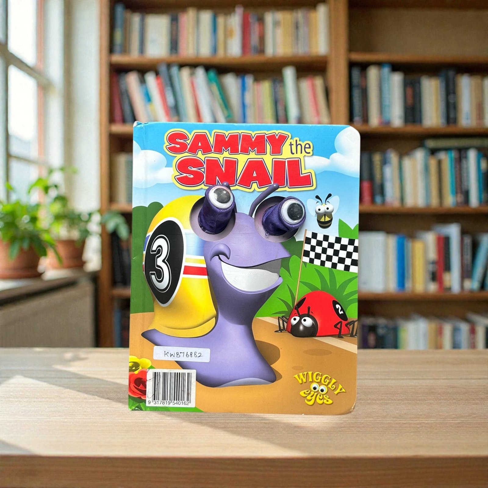 Sammy The Snail_Wiggly Eyes Book_Hinkler Books_KWB76882
